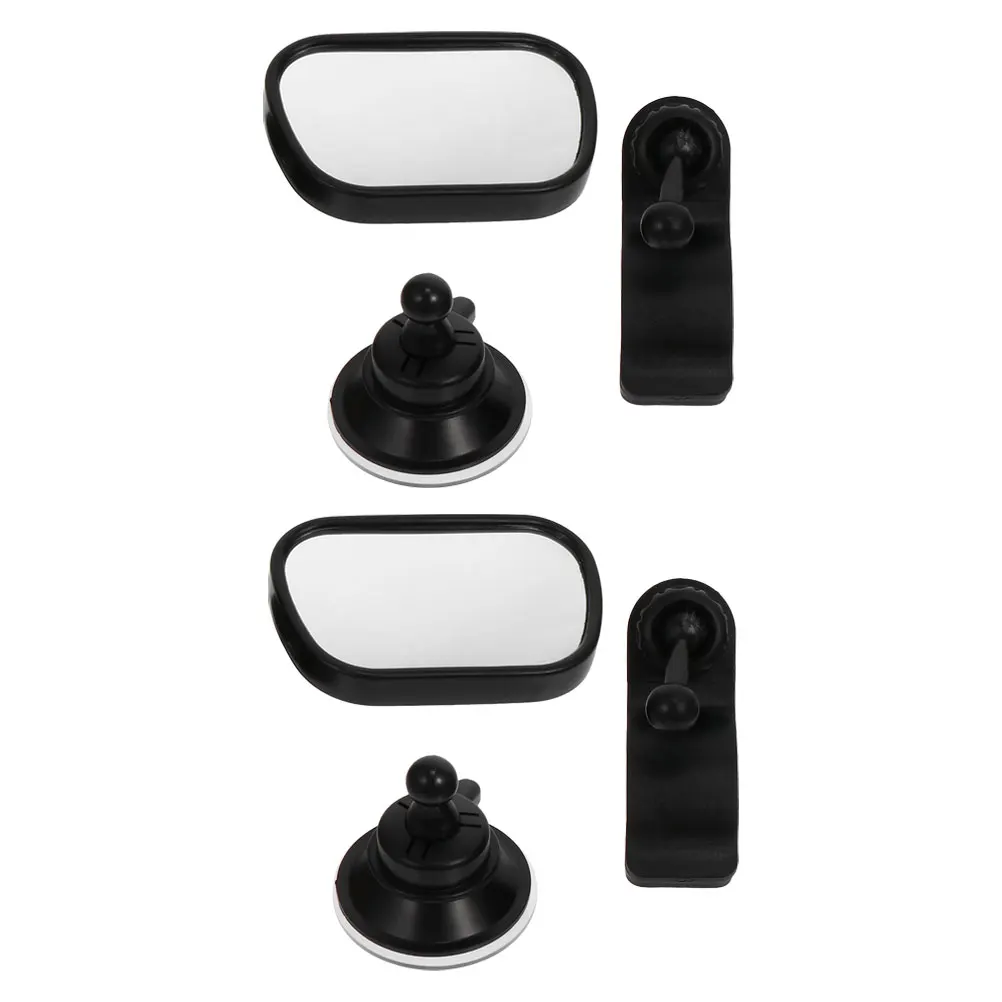 2 قطعة مرآة مراقبة المقعد الخلفي للرضع مرآة الرؤية الخلفية للسيارة درجة الطفل زاوية واسعة جهاز أمان مضاد للاهتزاز #1