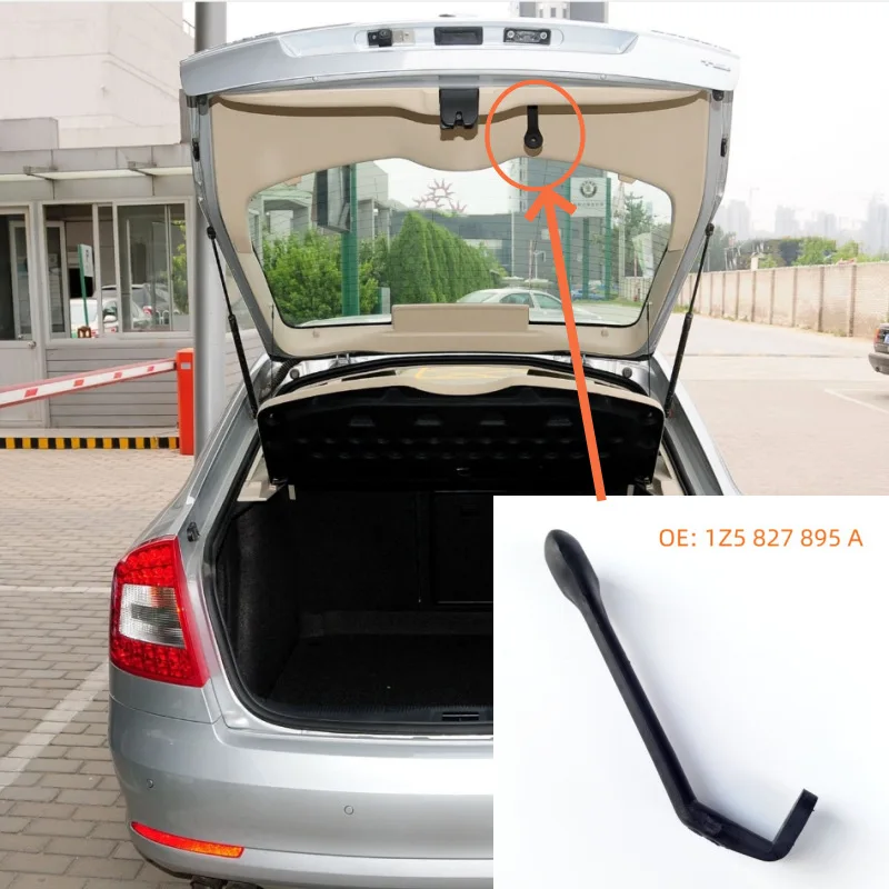 Rear Tailgate Trunk Lid Handle Boot Closing For Skoda Fabia 5J MK2 Octavia 2 A5 Yeti 5L 2007-2014 1Z5827895A  Accessories