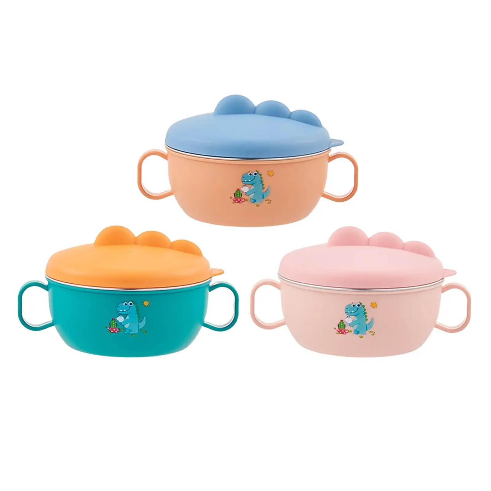 Children Food Bowl First Stage Baby Bowls Utensils Insulation Training Bowl Rice Bowl, Removable Container, Flatware, Bowls