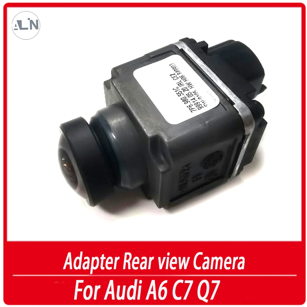 

For Audi A6 C7 Q7 Car Rear View Camera Adapter Rearview Camera 7P6 980 551 C 7P6980551C