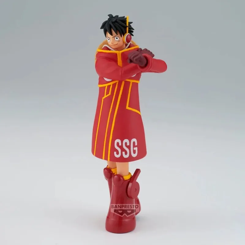 오리지널 반다이 원피스 Shukko Monkey D. Luffy Ver.EGGHEAD 14Cm 액션 애니메이션 피규어 PVC 모델 Collectible Ornaments Figure