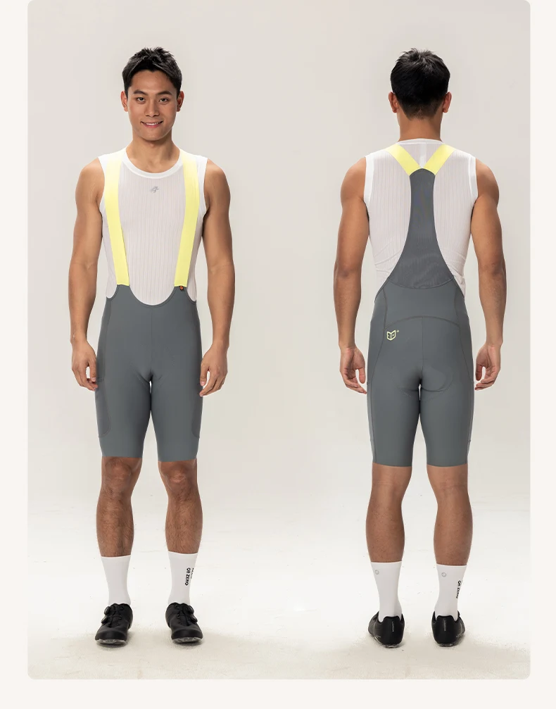 LAMEDA Herren-Radsport-Trägerhose, professionelle Radsport-Träger, 6-Stunden-Pads, hohe Taille, Fahrrad-Shorts, atmungsaktive Rennrad-Bekleidung – Detail 35