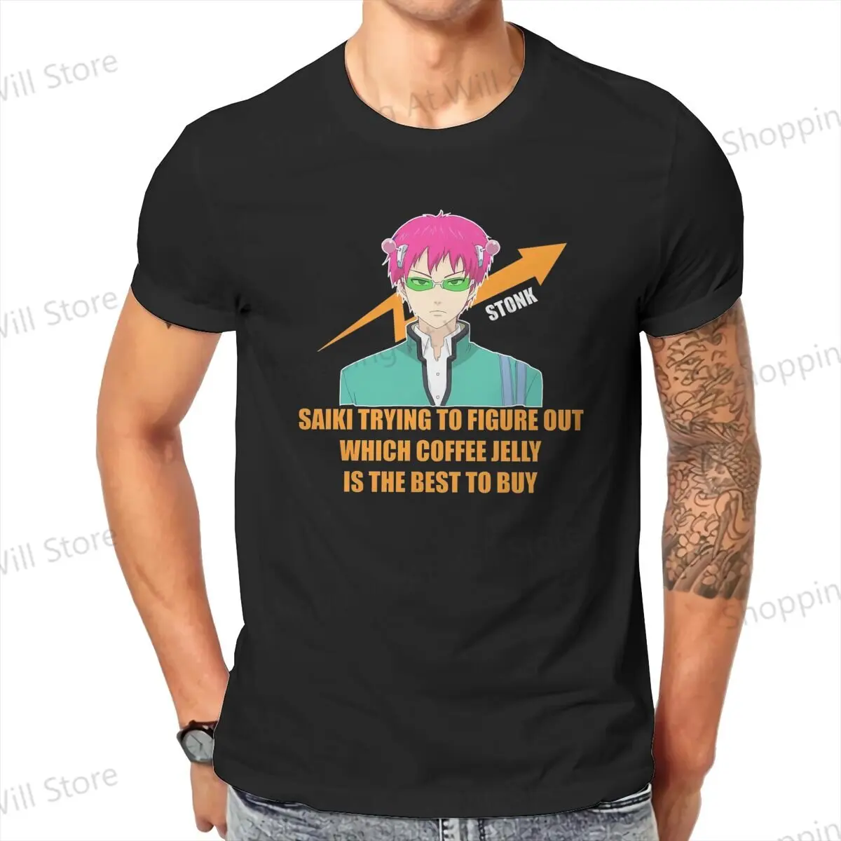 Summer Men's and Women's T-shirts  The Disastrous Life of Saiki K Summer top Street Clothing S-6XL