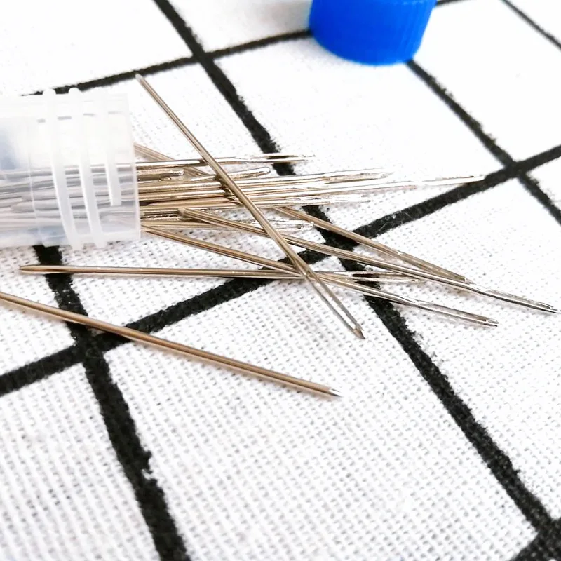 20Pcs 48/52mm DIY Crafts Large Eye Embroidery Tapestry Knitters Wool Needles Blunt Bees Darning Needles Threading Sewing Tools