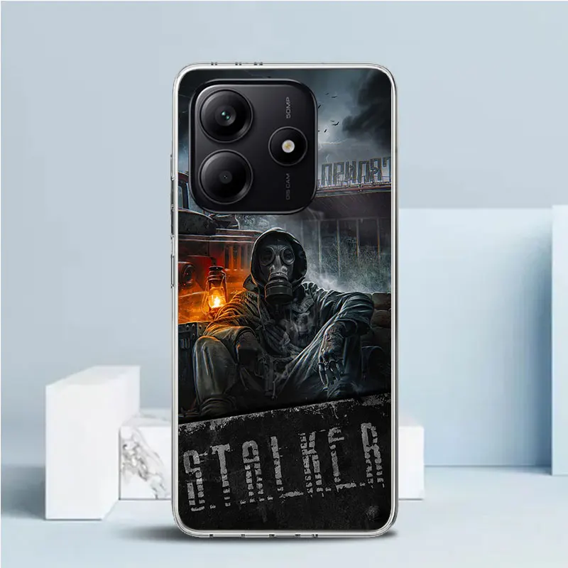 Game S-Stalker Soft Cover for Xiaomi Redmi Note 17 15 14 13 12 Pro Plus Phone Case 11S 4G 11E 11 5G Pattern Shell Note 15 14 13