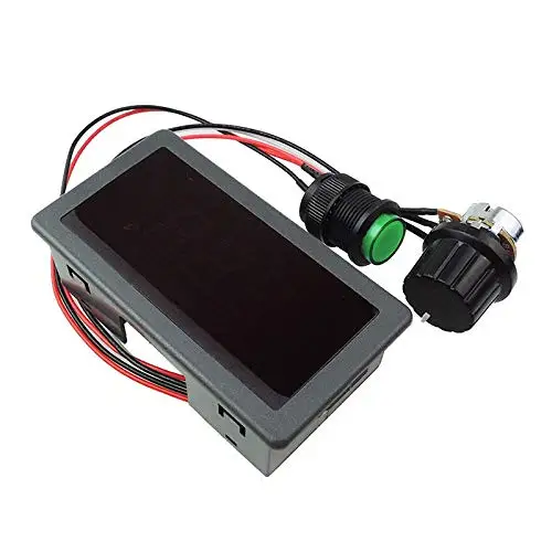 CCM5D Digital Display PWM DC Motor Governor 6V12V24V Stepless Speed Switch Controller Display Case