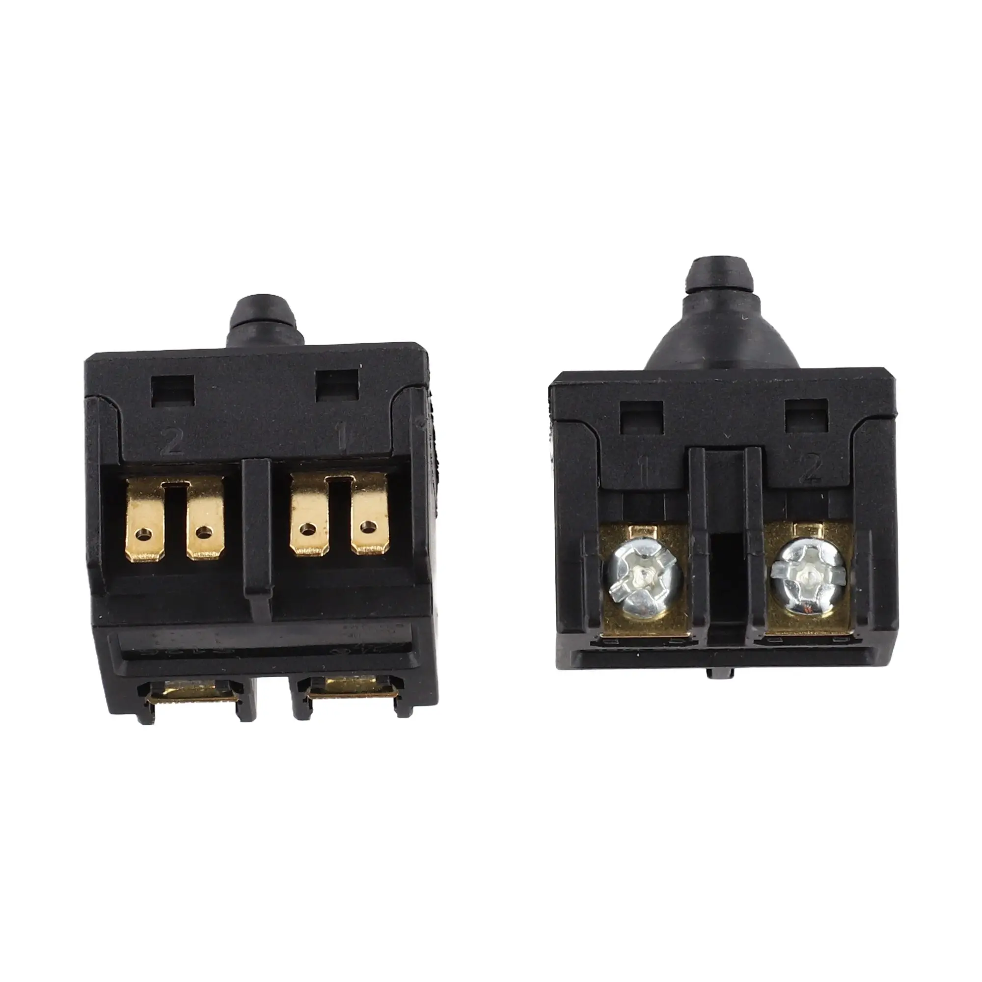 2pcs Angle Grinder Switch 2.5X2.5cm Push Button-Switch For 100mm 4inch Angle Grinder Polisher Accessory Power-Tools Replacement