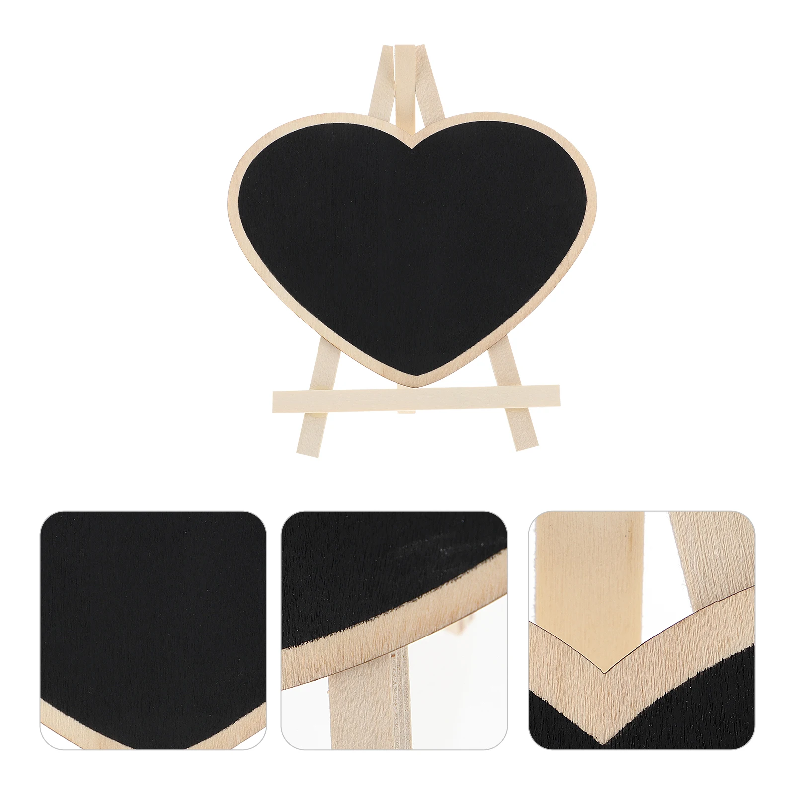 

Chalkboard Sign Wooden Vertical Display Board Table Decor Writing Notice Kids Painting Home Decorative Ornament Gift Wood Mini