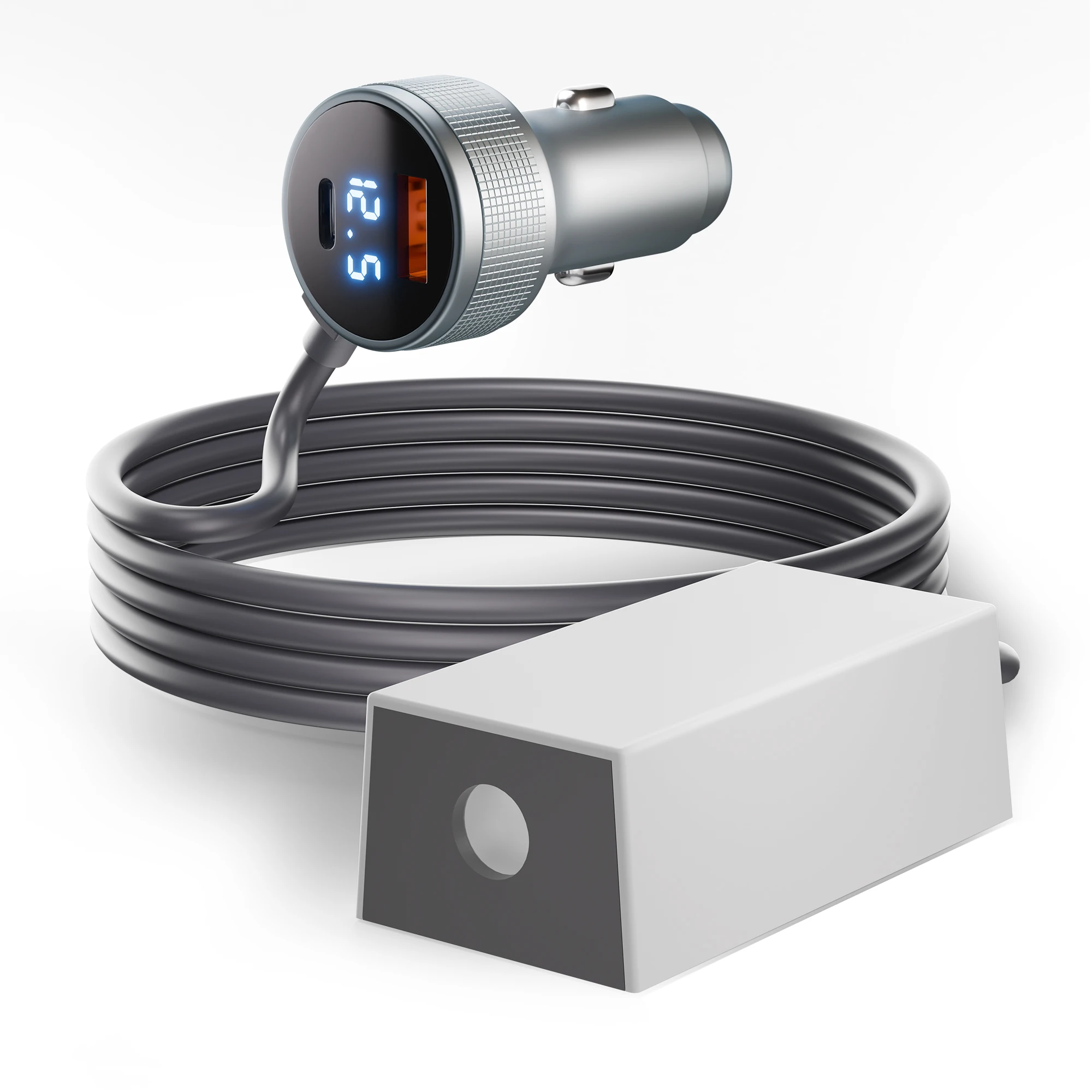 

1M Starlink Mini Car Adapter with Step Up Converter Starlink Mini Power Cable 12V-24V to 30V Boost Cigarette Lighter 12V Adapter