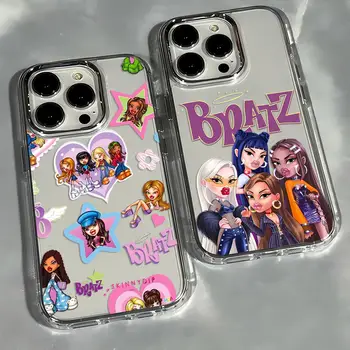 全新可愛 Bratz 手機殼,適用於三星 Galaxy A73 A16 A06 A35 A55 A25 A05S A15 A56 A54 A36 A34 A24 A26 4G 5G 手機殼 12 最佳銷售 布拉茨娃娃案 - №3