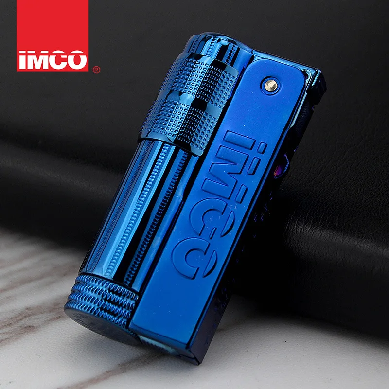 

IMCO-Original Retro Kerosene Lighter, Stainless Steel, Vintage Machine, Grinding Wheel, Windproof Cigarette Lighter, Austria