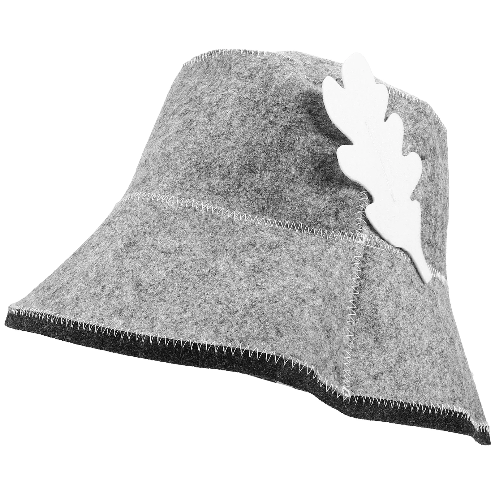 

Felt Hat Gray Shower Caps Mens Fisherman's Sauna for Bath Miss Supplies Comfortable