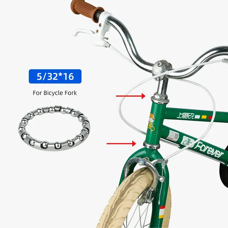 4 Uds retenedores de bolas buje de horquilla de bicicleta soporte inferior rodamiento niños Pedal de bicicleta Scooter eje husillo pulsera piezas tratadas por calor