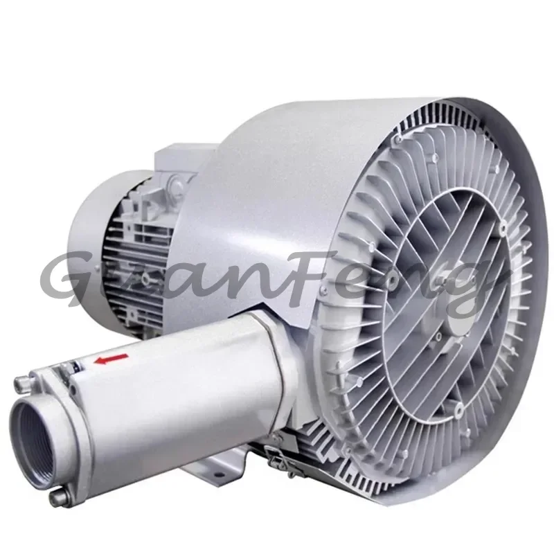 Vortex high-pressure two-stage impeller air pump, high-pressure ring blower for river and aquaculture