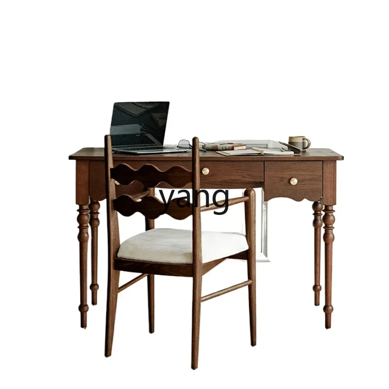 CX all solid wood home study desk living room computer desk