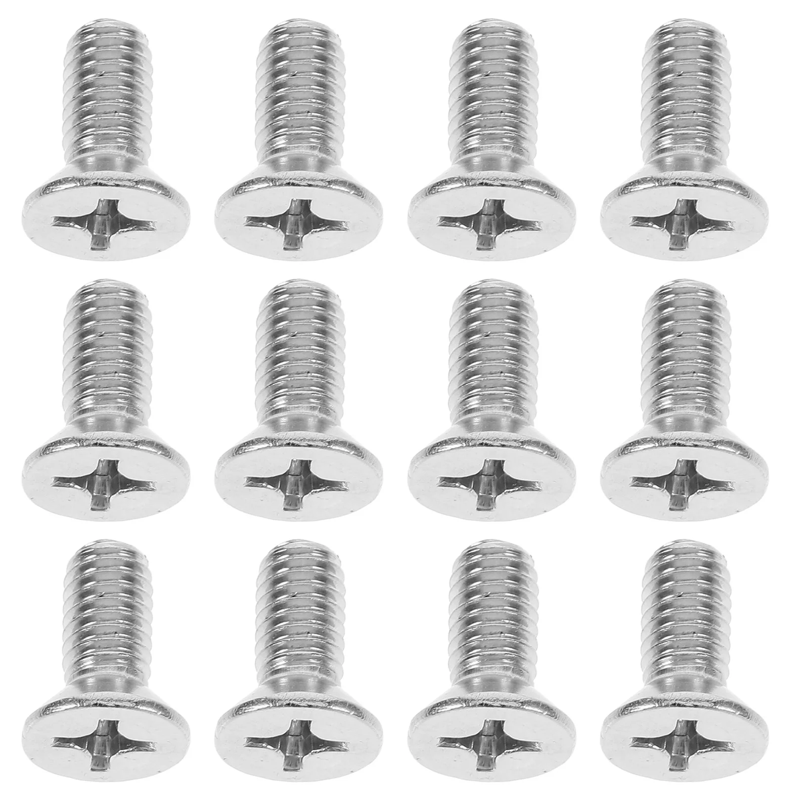 12 Pcs Bolts Brake Disc Screw Fixing Supply Fixed Rotor Car System Screws Silver for Accessory