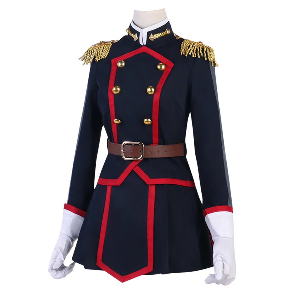 Anime Mato Seihei No Slave Kyoka Uzen Cosplay Coat Skirt Costume Outfits Girls Women Adult Halloween Carnival Roleplay Suit