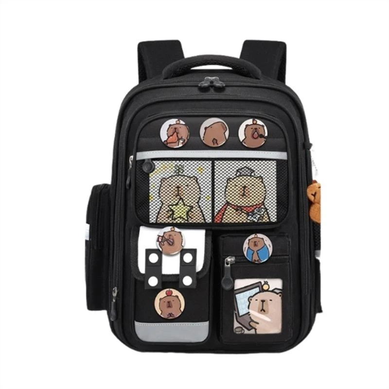 

A3PE Большой потенциал Capybara Backpack School Sack Sack Sacks для активных школьников