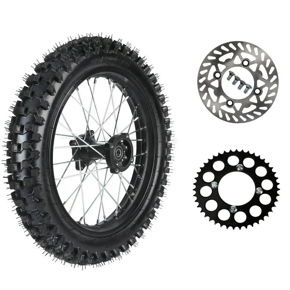 90/100-16 Rear Wheel Tire and Rim 428 Sprocket Fo Pit Dirt Bike SSR 150cc 200cc