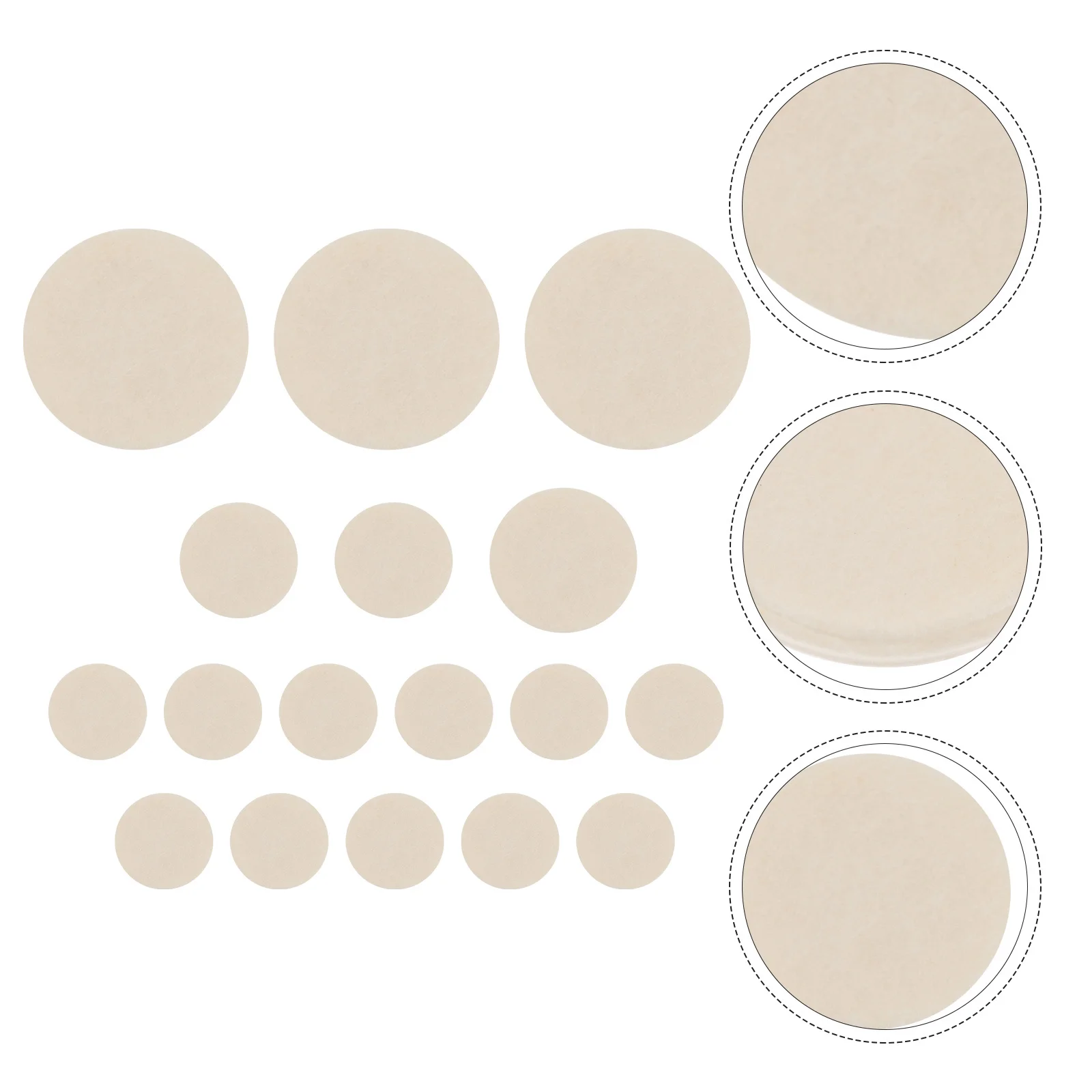 

17Pcs Clarinet Pad Durable Professional Replacement Accessories Sound Hole Cushion Useful Parts Clarinet Pad Sound Hole Gasket