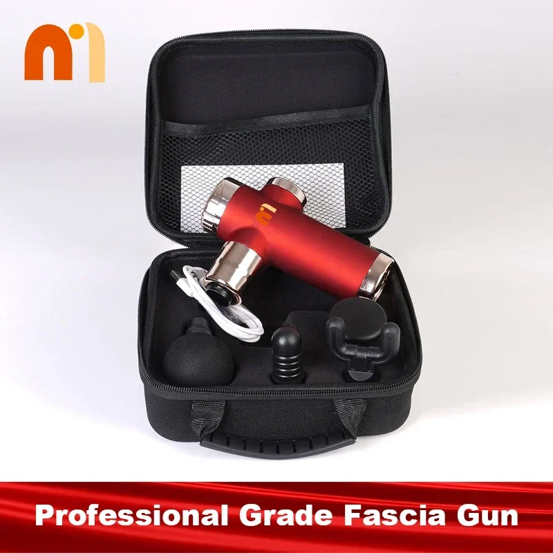 Mini Fascia Gun Muscle Relaxation Massager Vibration Silent Electric Massager Small Portable Home Massage Equipment