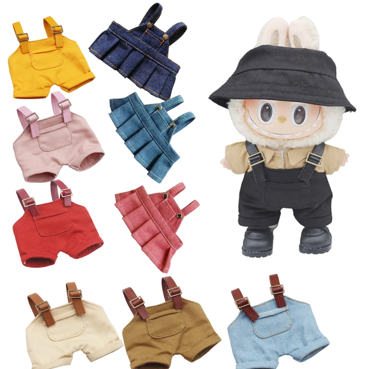 

Для 17 см Ropa Labubu кукольная одежда подтяжки модная одежда Big Into Engrey серии V2/V3 аксессуары для кукол украшения