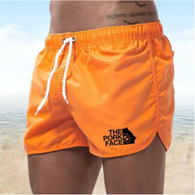 New Men\'s Beach Shorts Summer Men\'s Swimwear Sexy Swimming Trunks Men\'s Running Shorts Sea Surf Shorts Men\'s Sports Shorts