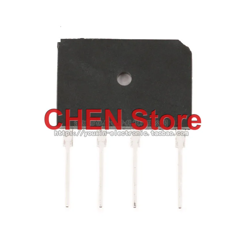 10pcs Original GBJ2510 25A/1000V flat bridge rectifier bridge stack silicon bridge rectifier