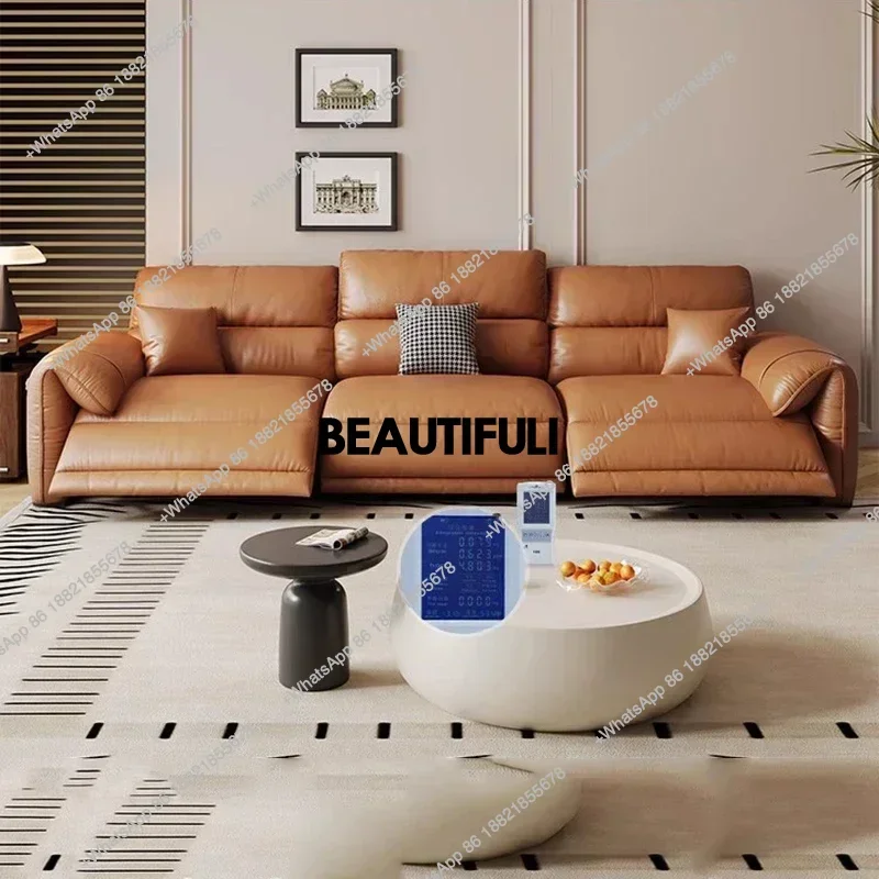 

H Large Brown Living Room Sofas Armrest Design Luxury Lazy Living Room Sofas Puffs Nordic Modern Divano Moderno Unique Furniture