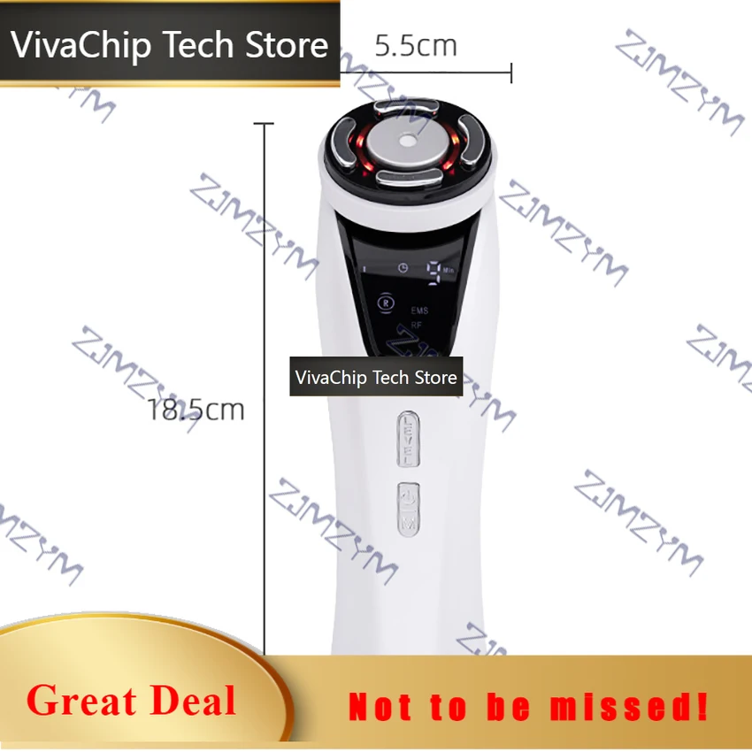 VivaCTUltrasonic Facial Lifting Massager Radiofrequency EMS Facial Lift Firming Massager Wrinkle Reducing Facial Beauty Care Too