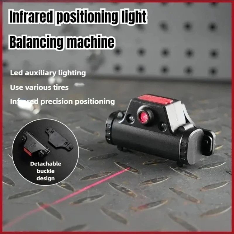 Car Wheel Balancer Laser Positioning Infrared Spot Finder Light USB Rechargeable 2 LED Lights Tire Balance Tool for Auto Repair