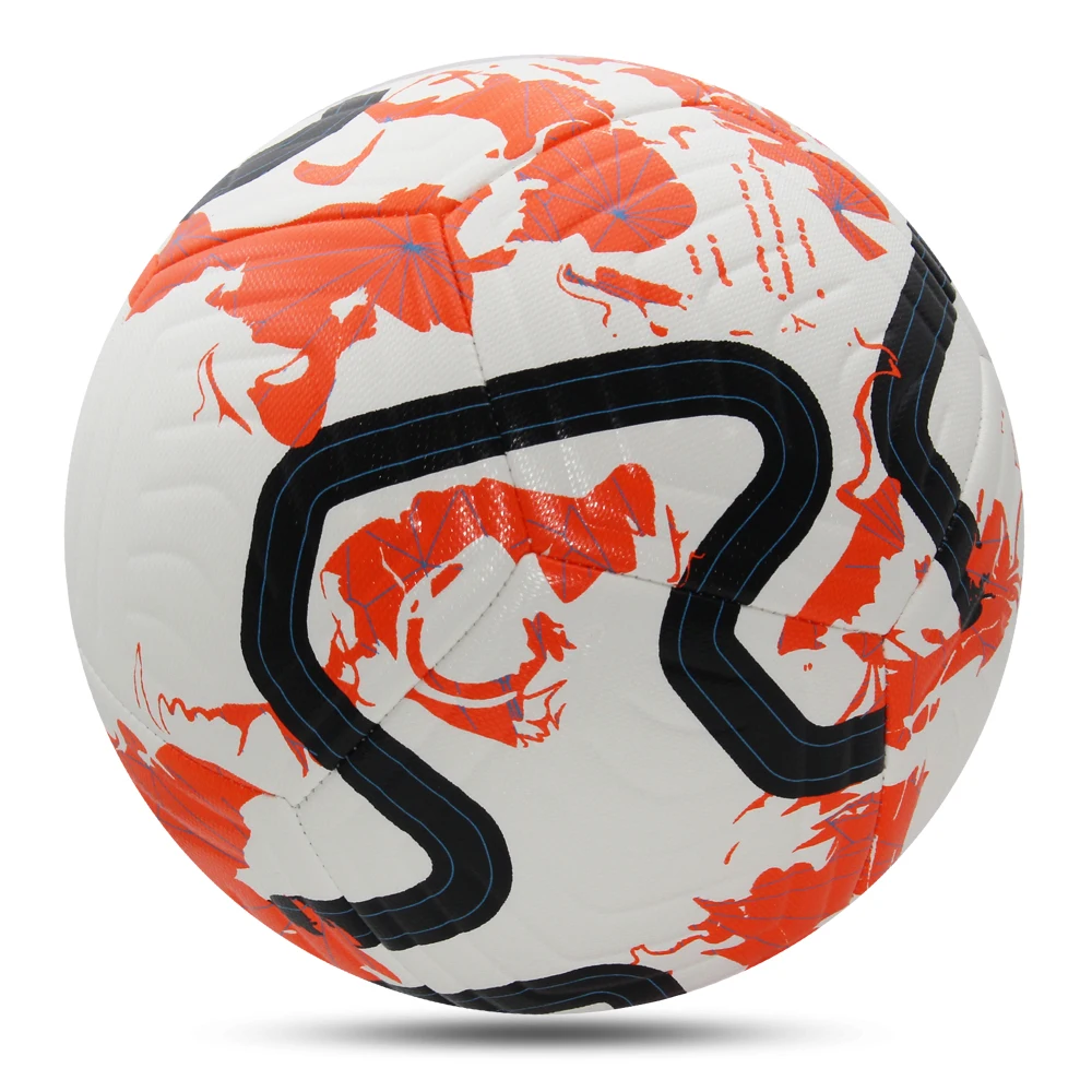 新しいサッカーボール標準サイズ 5 ミシンステッチボール PU 素材スポーツリーグマッチサッカートレーニングボール futbol voetbal