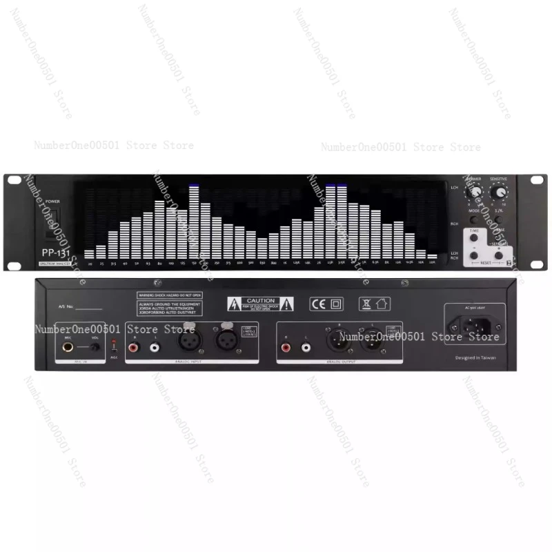 Bds PP-131 Rack-Mounted 2u Spectrum Display Equalizer Audio Level Amplifier Spectrum Analyzer Led Stage Power Supply