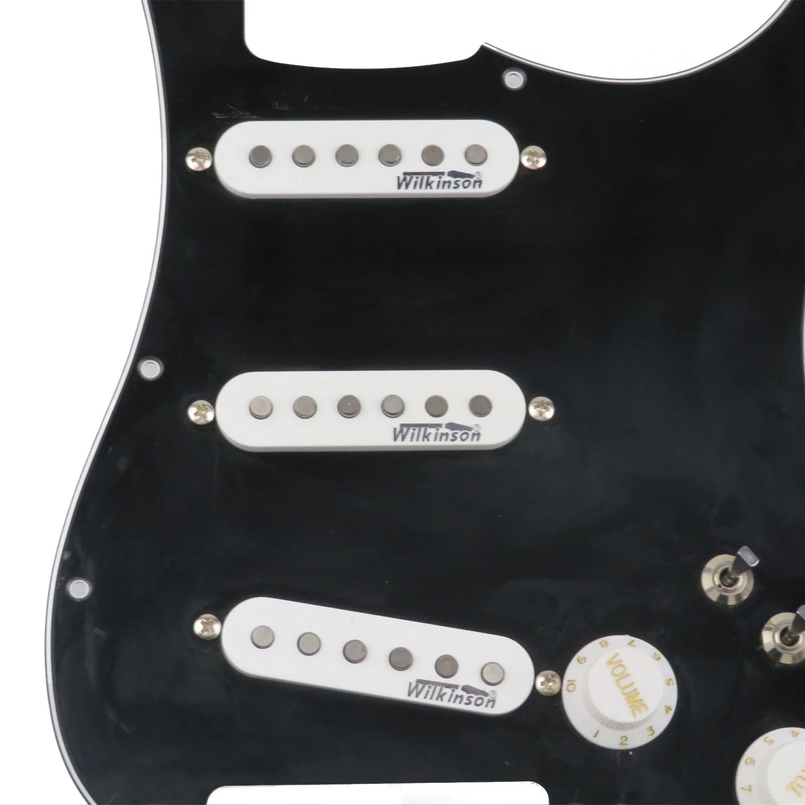 7-Way type fully loaded Prewired Pickguard Wilkinson SSS Ainico 5 Single coil Pickups Set For  Guitar Pickups