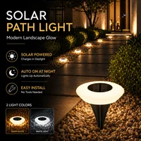 1/2Pack Solar Ground Lights,14LED Waterproof Outdoor Landscape Light, LED Lawn Lamp, for Garden Pathway Yard Deck Camping Decor 2
