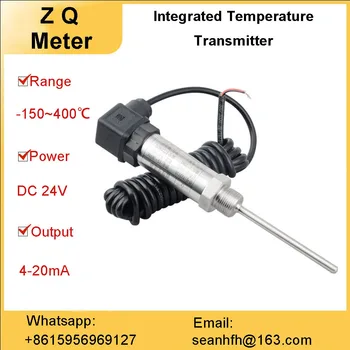 Hersman integrated temperature transmitter 4-20mA output plug-in sensor module 0-10v thermal resistor PT100