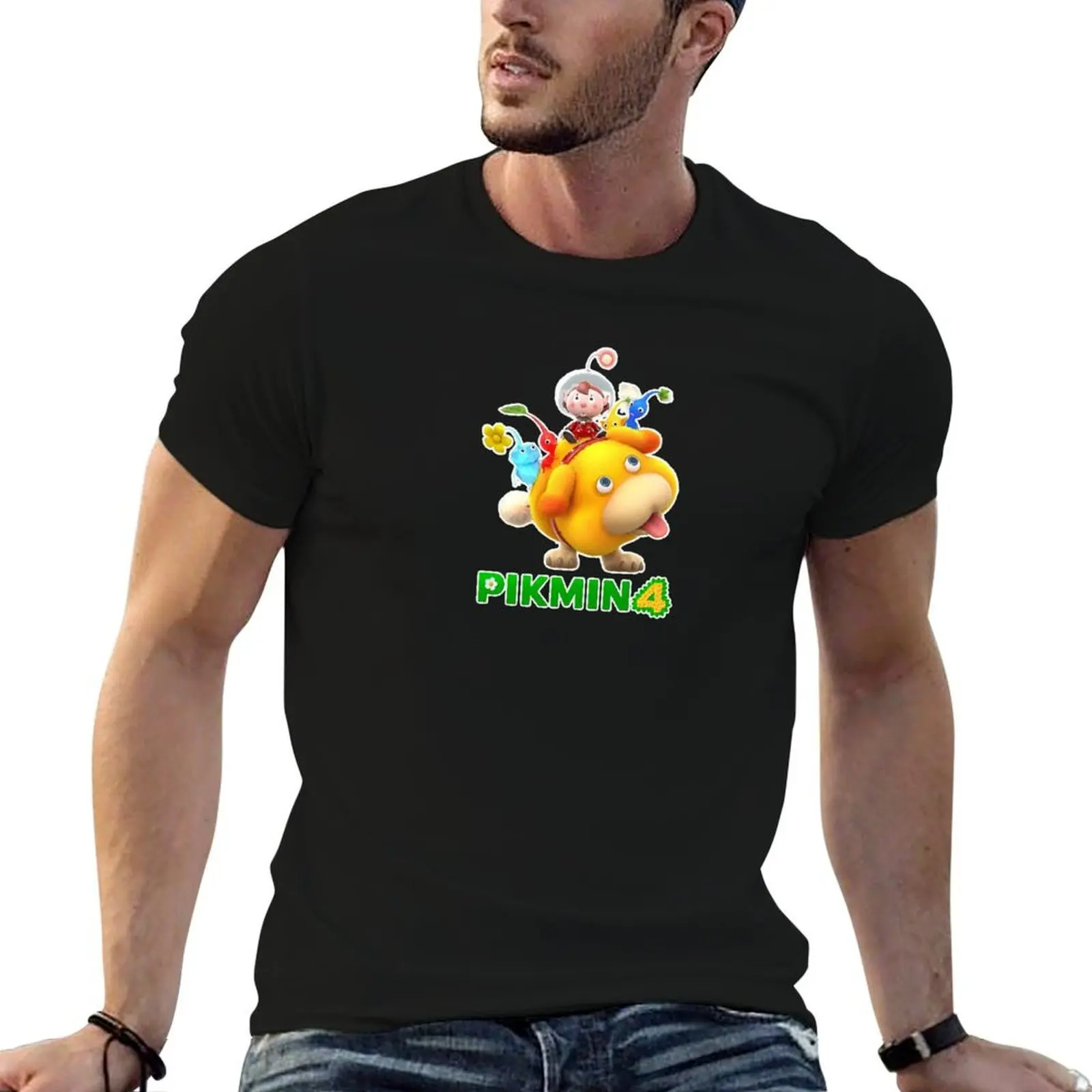Pikmin, Pikmin 4, Rescue Pup Oatchi, Pikmin 2023, Logo T-Shirt topping Personalized t-shirt shirts men graphic