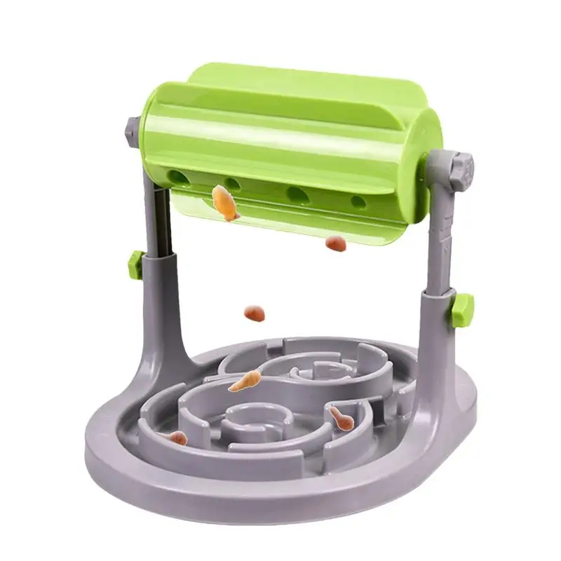 

Slow Roller Feeder Game Healthy Eating Non-Slip Slow Feeder Stress Relief Jungle Bowl Food Leaking Toy For Fun Mealtime