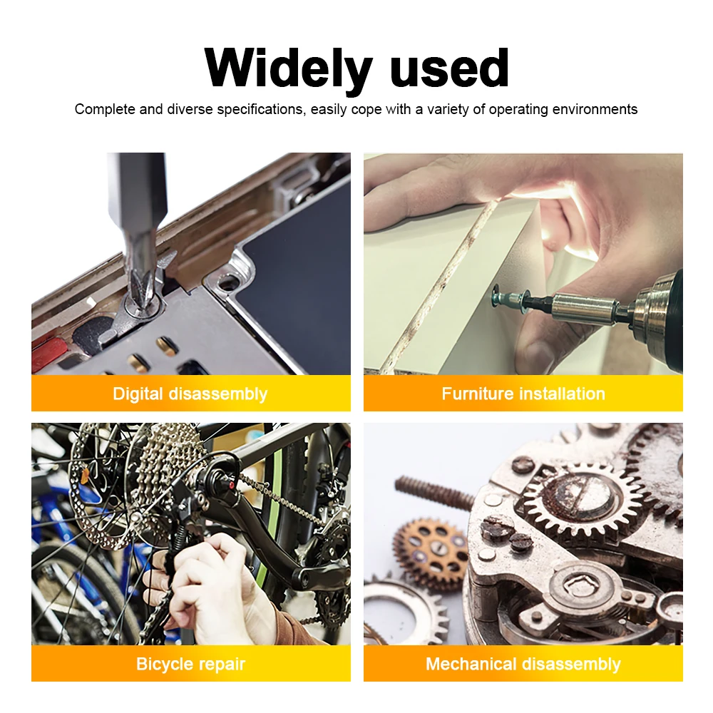 BESTIR 22pcs Screwdriver Bit Set S2 Alloy 1/4 Inch Shank Magnetic Screwdriver Tips Torx Hex Pozi Slotted Phillips For Fix Repair