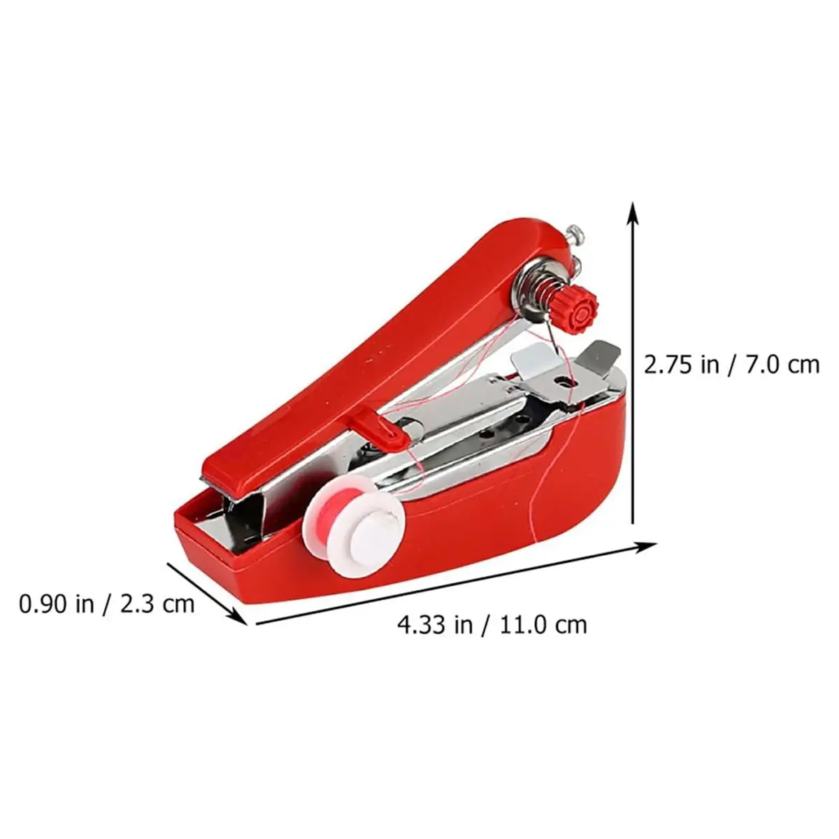 Best sales 2026 3pcs Portable Mini Handheld Sewing Machine Light Weight Manual Sewing Tool for Household and Travel