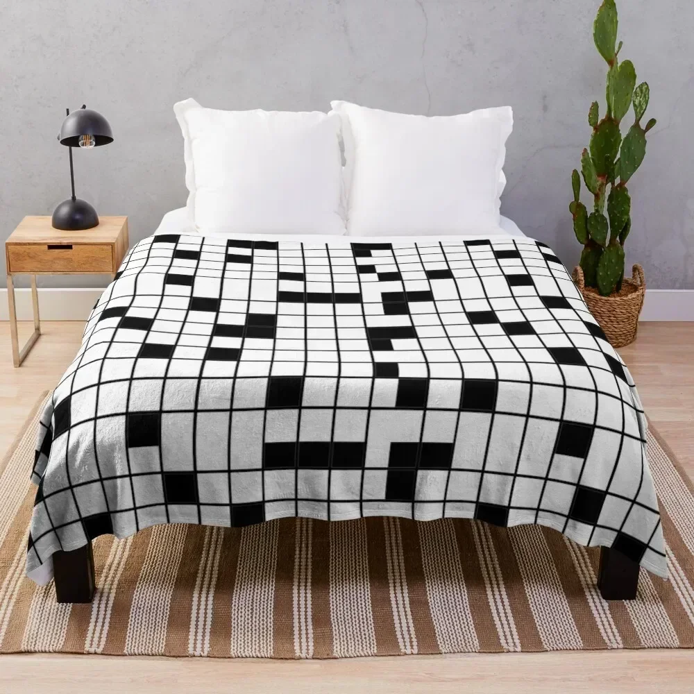 

Crossword Puzzle Throw Blanket Beautifuls Fashion Sofas sofa bed Cute Blankets