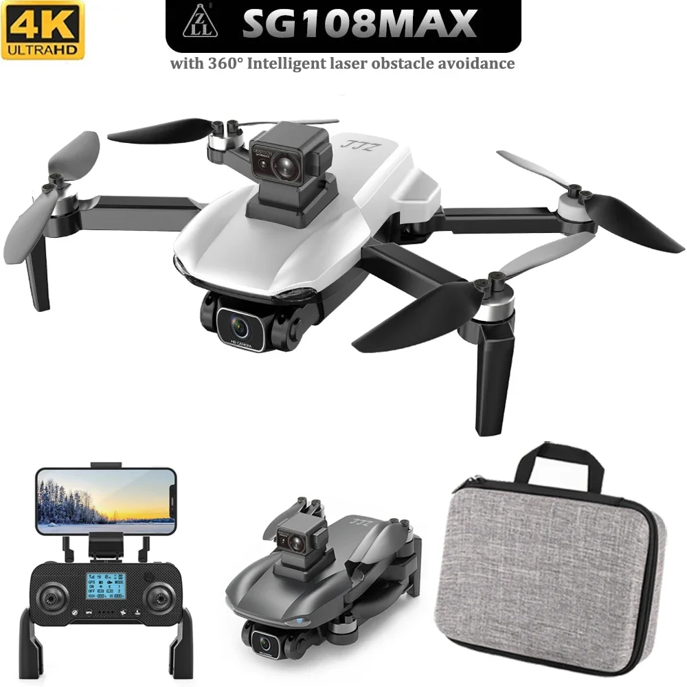 

SG108 Pro Max Drone 4K Profesional 2-Axis Gimbal 5G WiFi GPS Dual HD Camera Drone With Laser Obstacle Avoidance RC Quadcopter