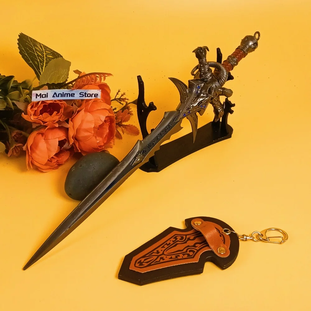 

30 см металлическая Frostmourne Katana реальный размер Katana Samurai Saber аниме World of Warcraft косплей ниндзя лезвие ножа острая игрушка в подарок