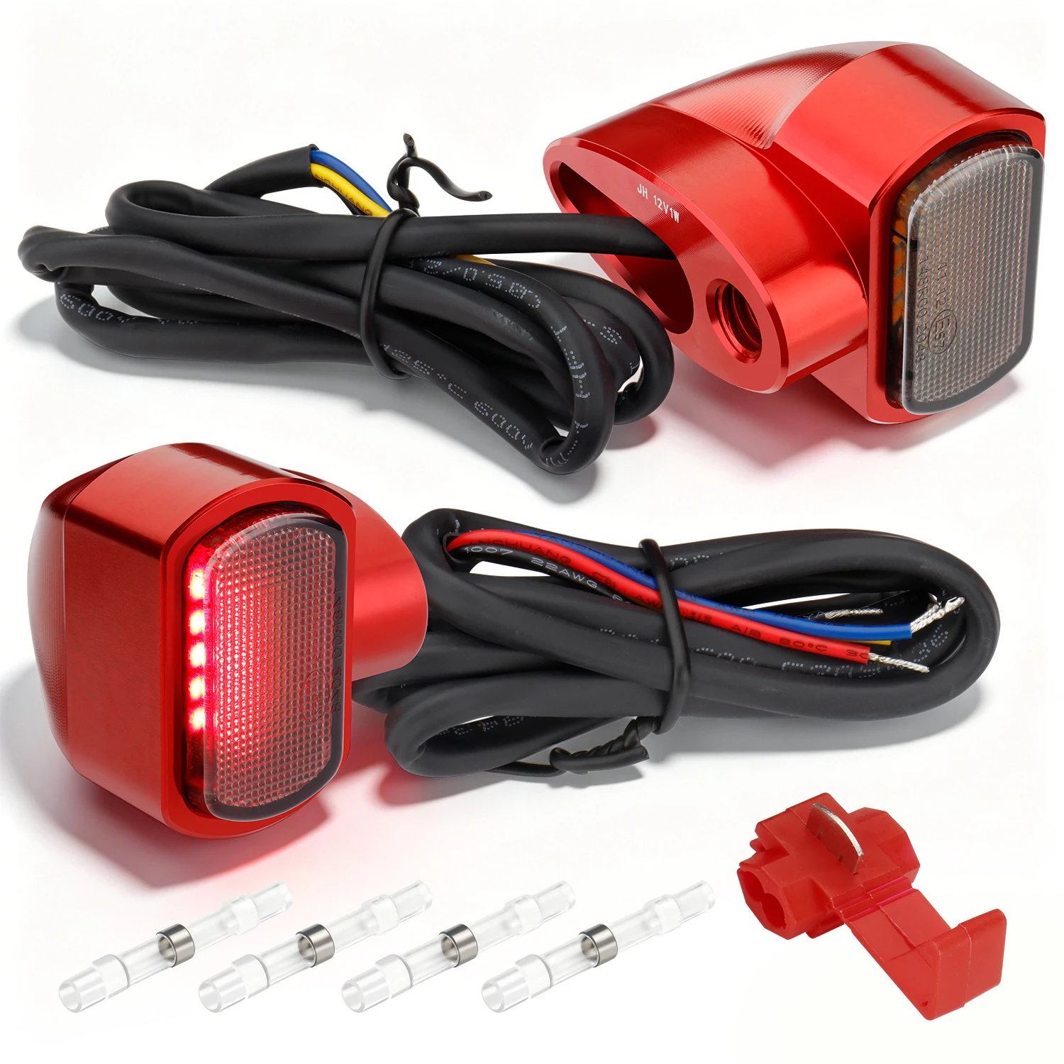 

Rear Led Turn Signal Light Mini Brake Running Lights for Harley 2009-2023 Touring 2000-2023 Softail 2000-2022 Sportster