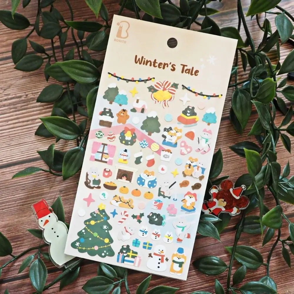 

Winter Tale Series Graffiti Stickers Animals Cartoon DIY Laptop Stickers Gift Korean Style Phone Stickers