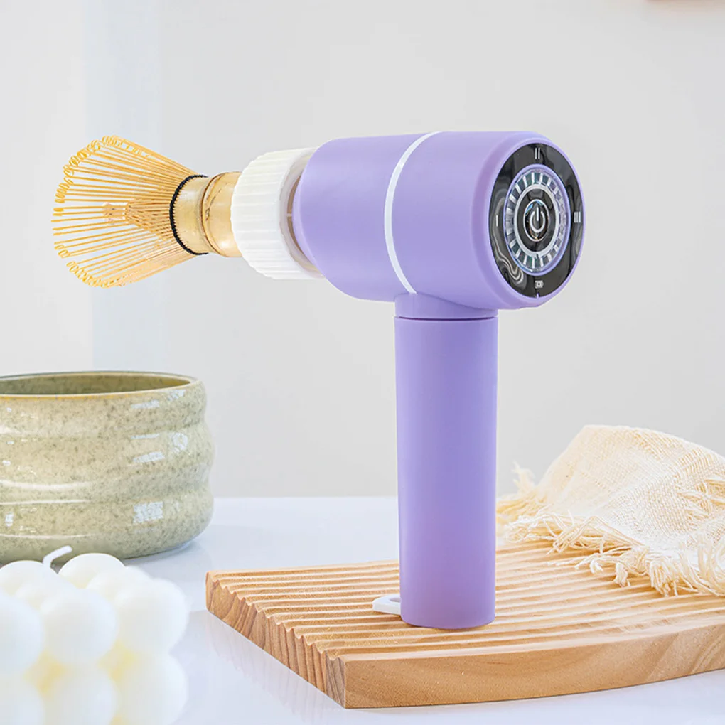 فرشاة ماتشا خفقت كهربائية 3 سرعات محمولة سريعة خفق ماتشا أداة يده خلاط مشروبات شحن للمنزل غرفة الشاي مقهى