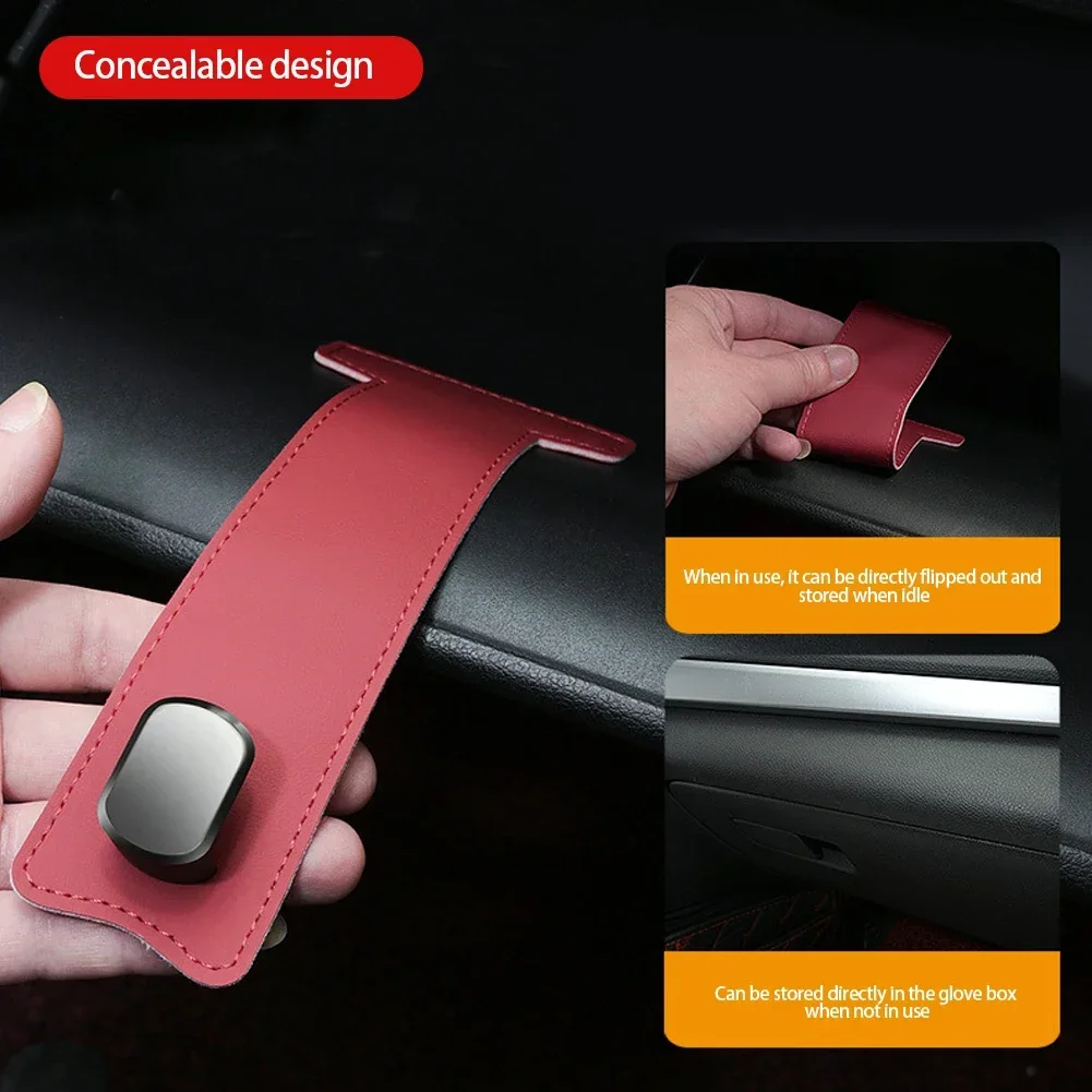 Universal Car Passenger Glove Box Hooks Dual Hanging Hook Purse Bag Hat Hanger Holder Auto Interior Storage Accessories