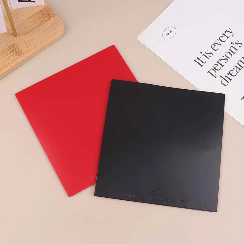 

1PC Table Tennis Rubber High Elastic Sponge Non-Sticky Inverted Rubber for Spin and Control Blue Red Black Options
