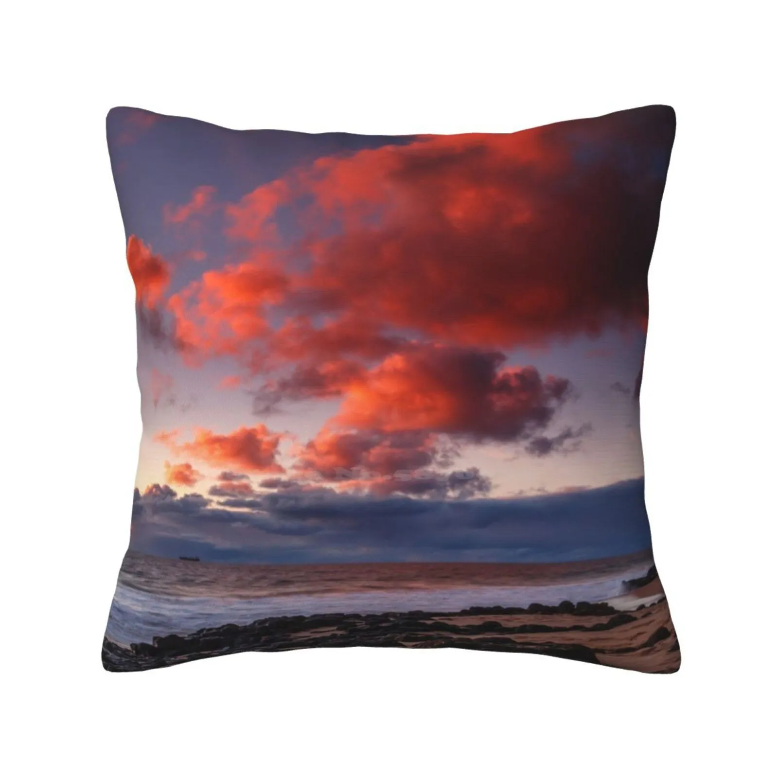 Sunset Soft Comfortable Pillowcase Sunset Dusk Indian Ocean Seascape Landscape Weather Colour Sky Low Light Bunbury Western