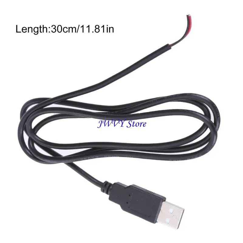 573A سلك كابل تزويد الطاقة 22AWG USB ذكر شحن الحبل USB الكابل المفتوح